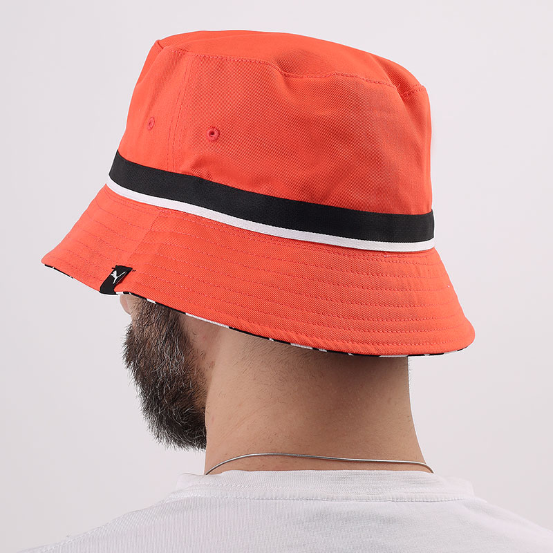  розовая панама PUMA Basketball Bucket Hat 02338102-fiery coral - цена, описание, фото 2